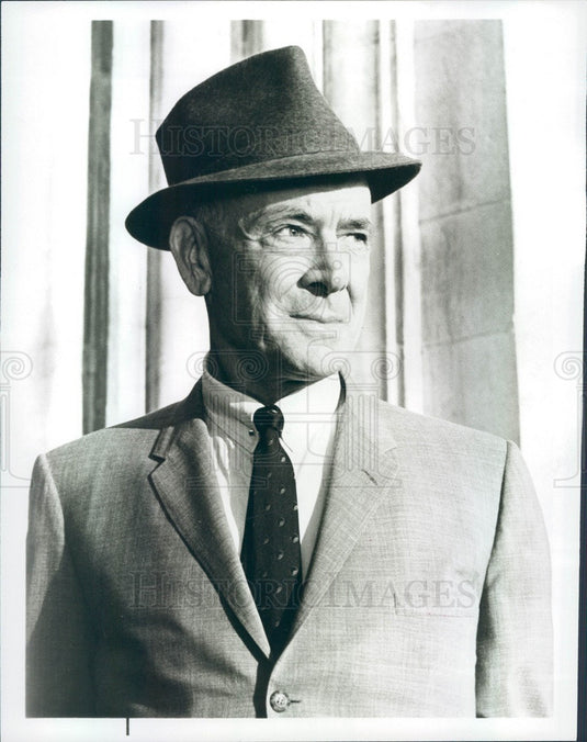 1963 Oscar Winning Actor Dean Jagger Press Photo - Historic Images