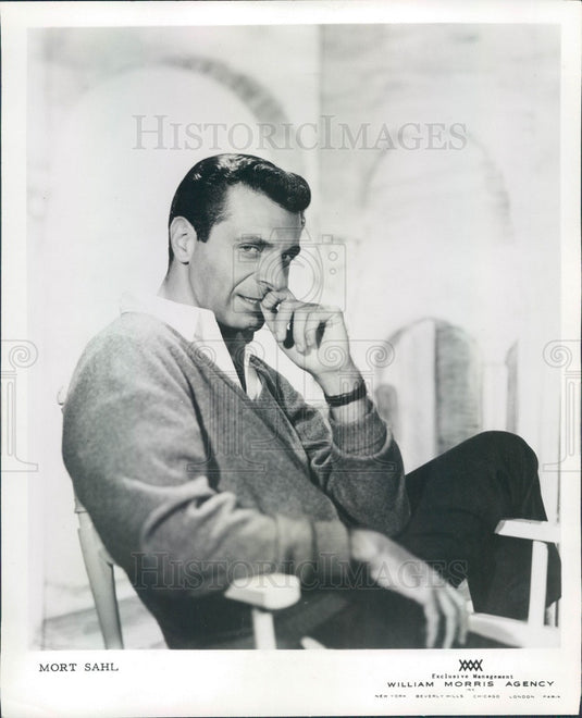 1960 Actor & Comedian Mort Sahl Press Photo - Historic Images