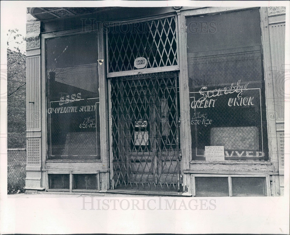 1968 Chicago, Illinois Security Credit Union Press Photo - Historic Images