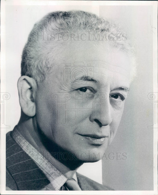 1967 Denver Symphony Orchestra Conductor Vladimir Golschmann Press Photo - Historic Images