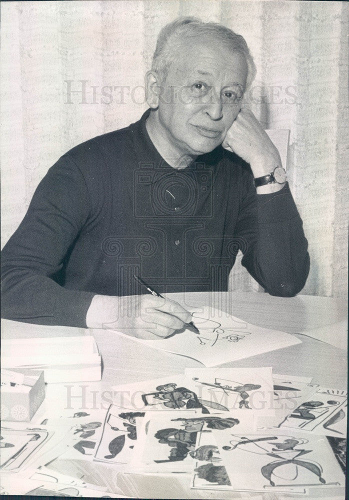 1966 Denver Symphony Orchestra Conductor Vladimir Golschmann Press Photo - Historic Images