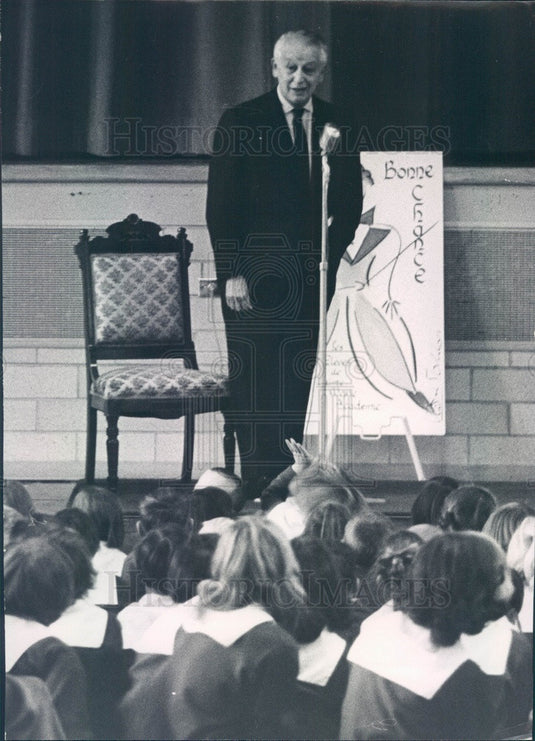 1964 Denver Symphony Orchestra Conductor Vladimir Golschmann Press Photo - Historic Images
