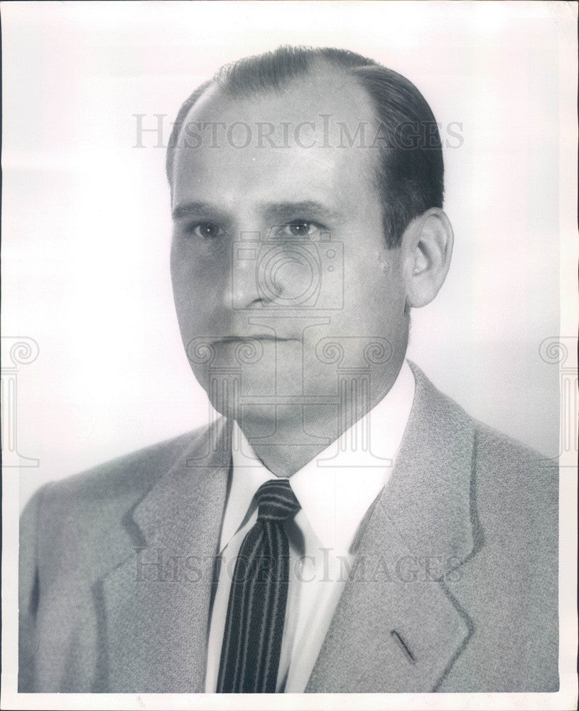 1959 Cheyenne, Wyoming Metropolitan Opera Singer Joseph Folmer Press Photo - Historic Images