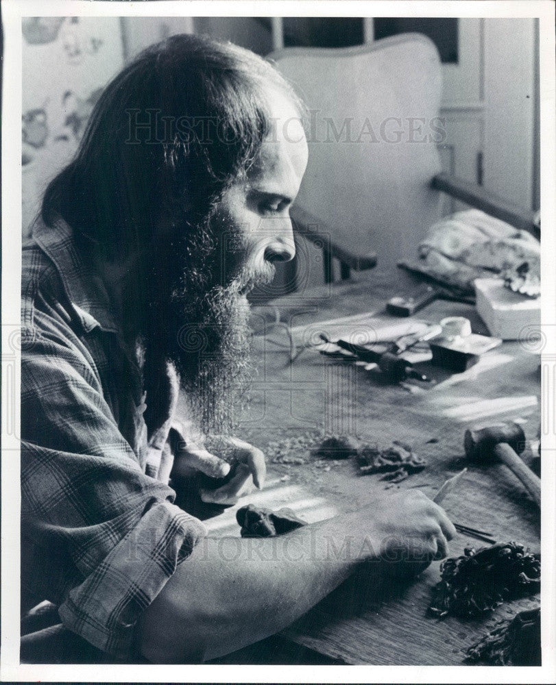 1974 Sculptor Peter Fogel Press Photo - Historic Images