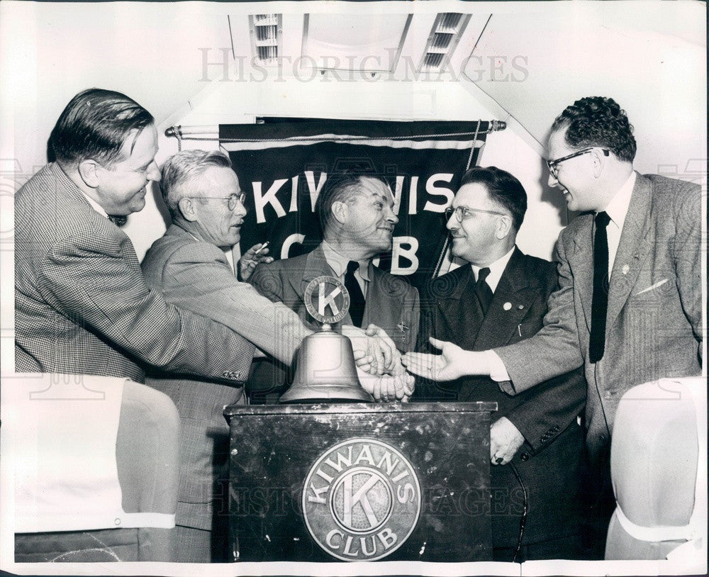 1952 Chicago, Illinois Austin Kiwanis Club Members Press Photo - Historic Images