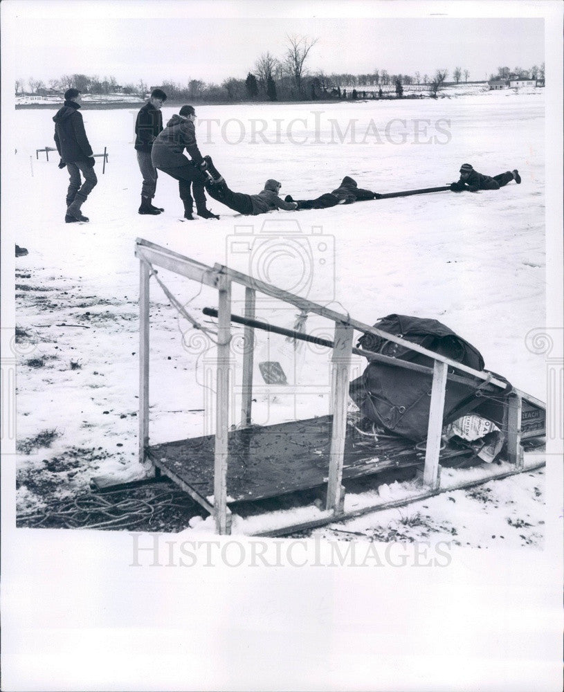 1961 Michigan Boy Scouts Klondike Derby, Wapati&#39;s Patrol Press Photo - Historic Images