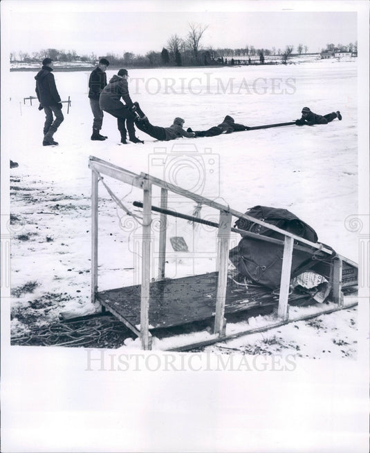 1961 Michigan Boy Scouts Klondike Derby, Wapati's Patrol Press Photo - Historic Images