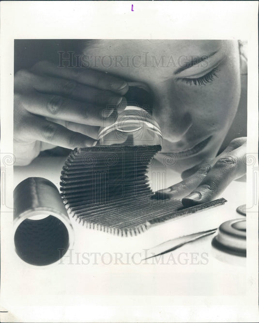 1976 Itasca, Illinois WS Tyler Plant Aircraft Hydraulic Filter Press Photo - Historic Images