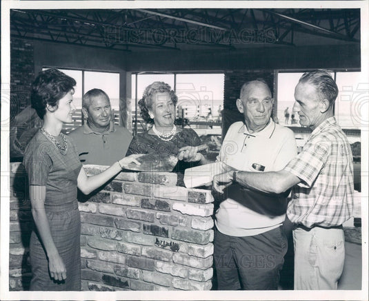 1964 St. Petersburg Beach, Florida Island Club Clubhouse Press Photo - Historic Images