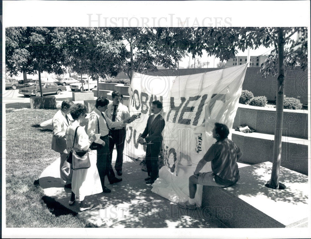 1990 Author Robin Heid, Candidate for Colorado Governor Press Photo - Historic Images