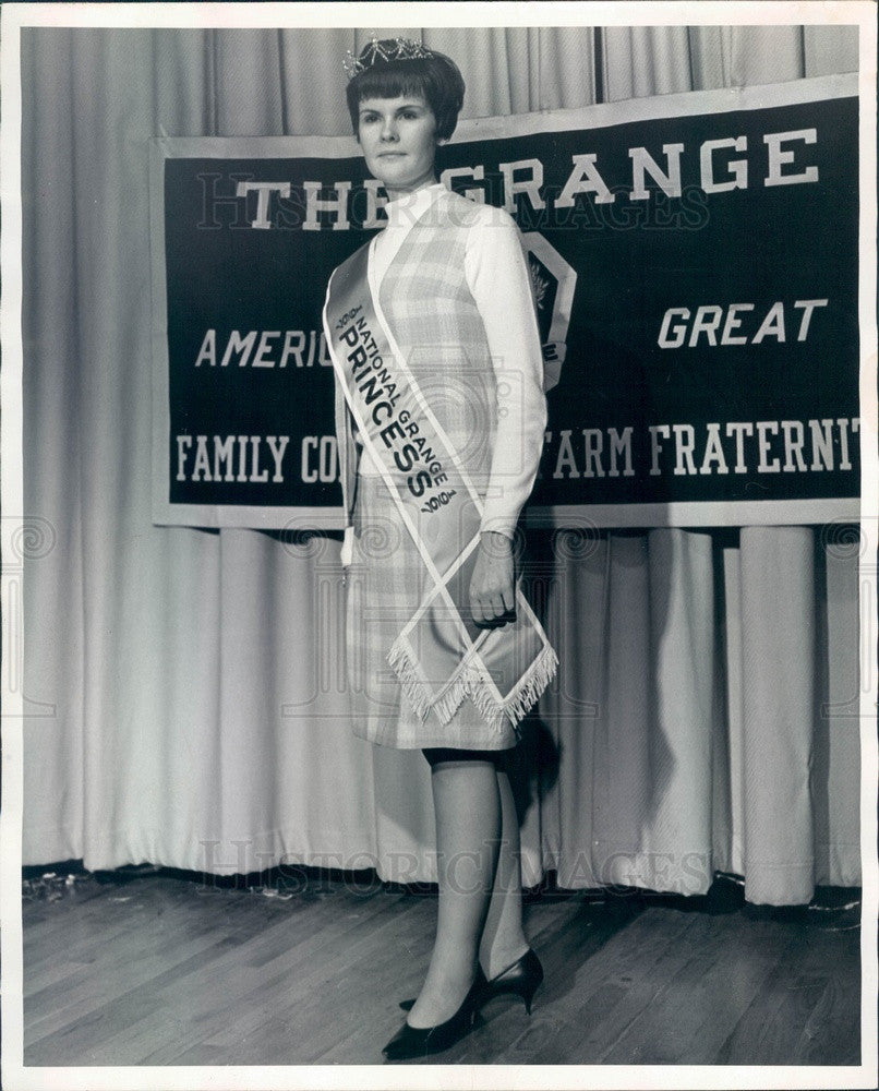 1966 Aurora, Colorado National Grange Princess Kathy Custy Press Photo - Historic Images