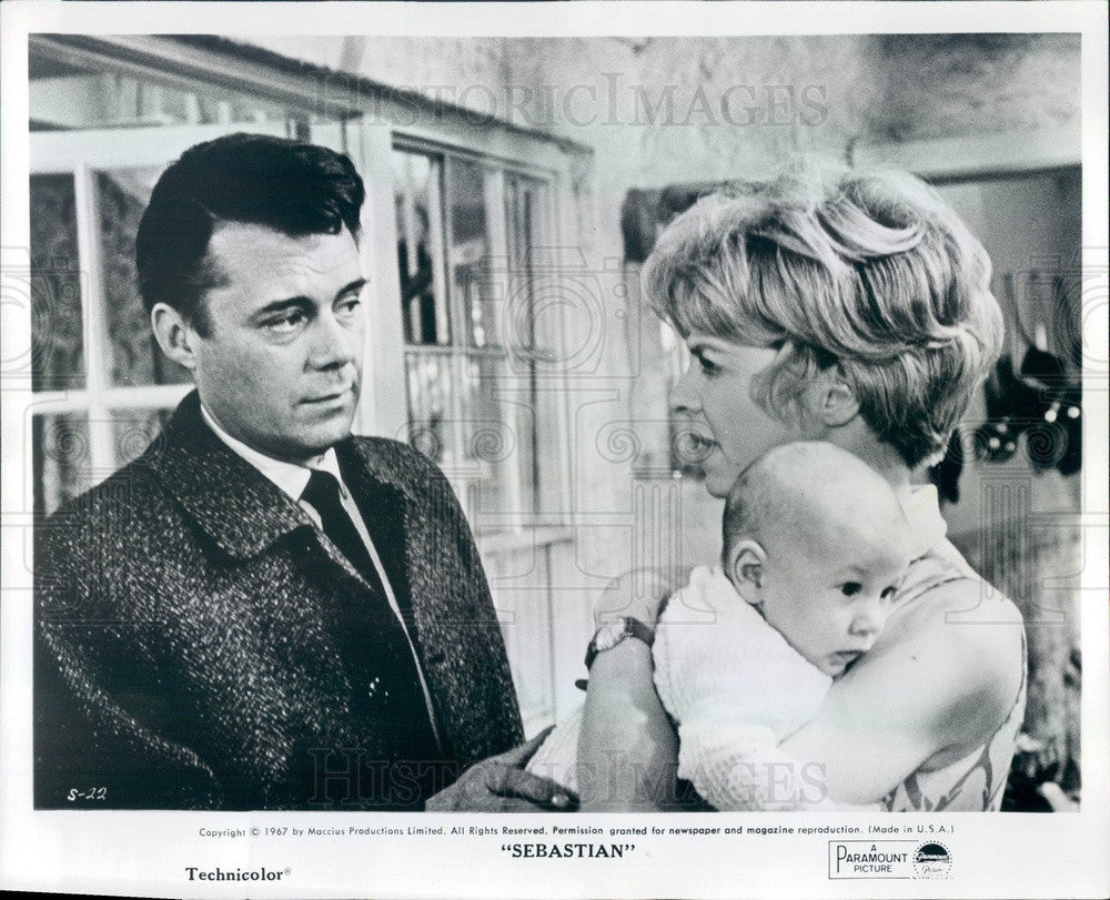 1968 British Actors & Movie Stars Dirk Bogarde & Susannah York Press Photo - Historic Images