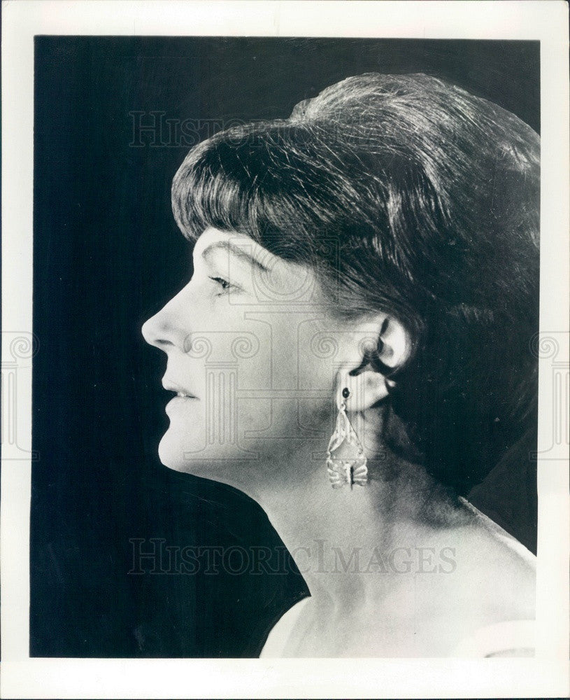 1968 American Soprano Helen Boatwright Press Photo - Historic Images