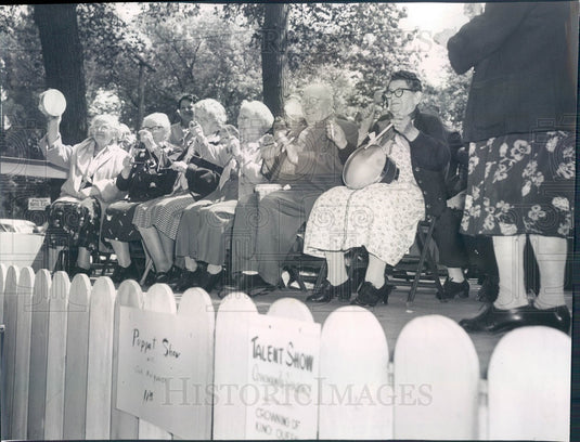1958 Chicago, Illinois BMZ Orthodox Home for the Aged Band Press Photo - Historic Images