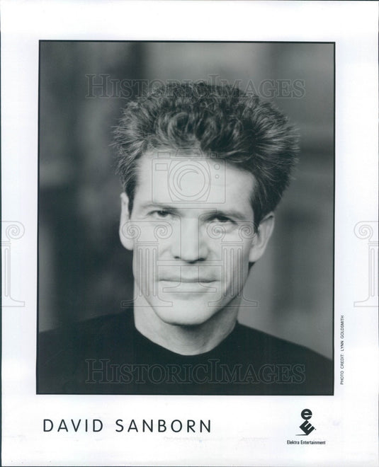 1995 Saxophonist David Sanborn Press Photo - Historic Images