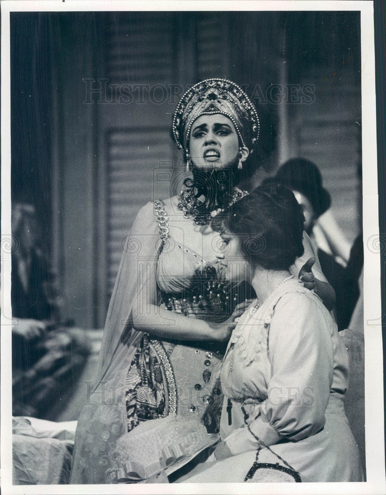 1976 Lyric Opera of Chicago Kathleen Kuhlmann in The Rake's Progress Press Photo - Historic Images