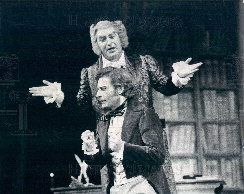 1974 Lyric Opera of Chicago, Alfredo Kraus & Wladimira Ganzarolli Press Photo - Historic Images