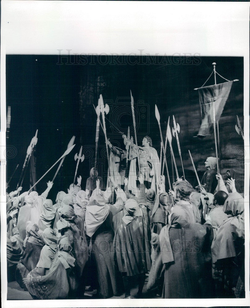 1970 Lyric Opera of Chicago, Bernabe Marti in Macbeth Press Photo - Historic Images