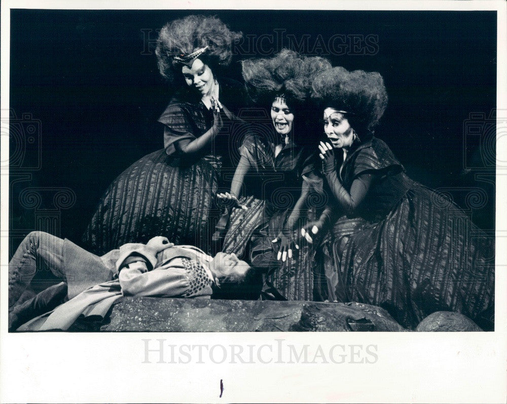 1986 Lyric Opera of Chicago, Francisco Araiza & Barbara Daniels Press Photo - Historic Images