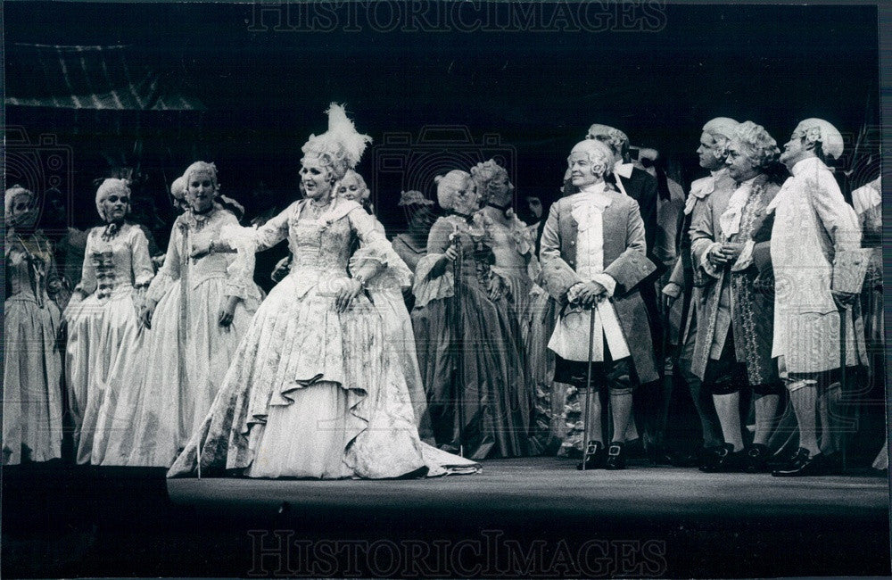 1973 Lyric Opera of Chicago, Teresa Zylis-Gara in Manon Press Photo - Historic Images
