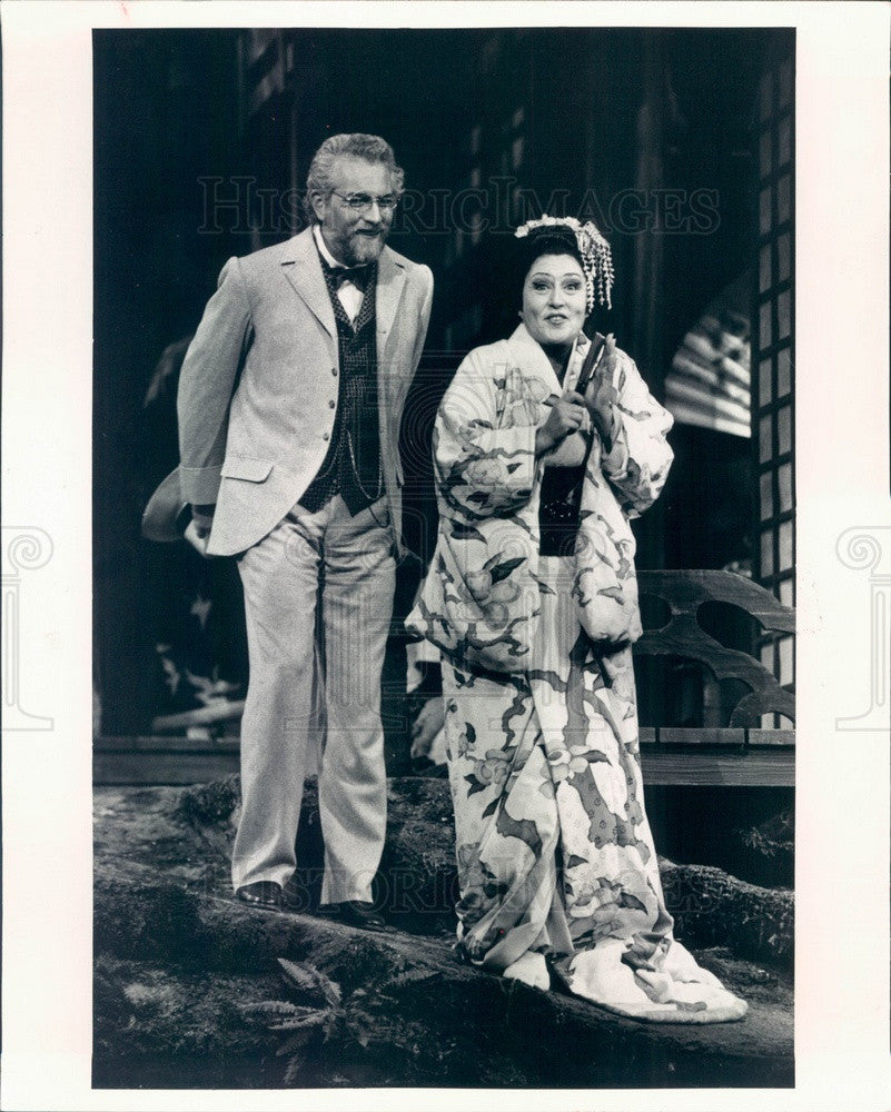 1986 Lyric Opera of Chicago, Richard Stilwell & Anna Tomowa-Sintow Press Photo - Historic Images