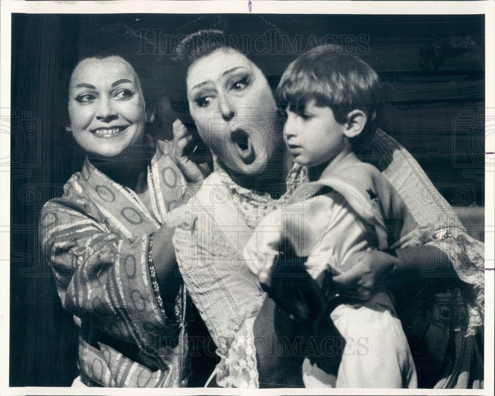 1985 Lyric Opera of Chicago Anna Tomowa-Sintow, Elena Zilio Press Photo - Historic Images