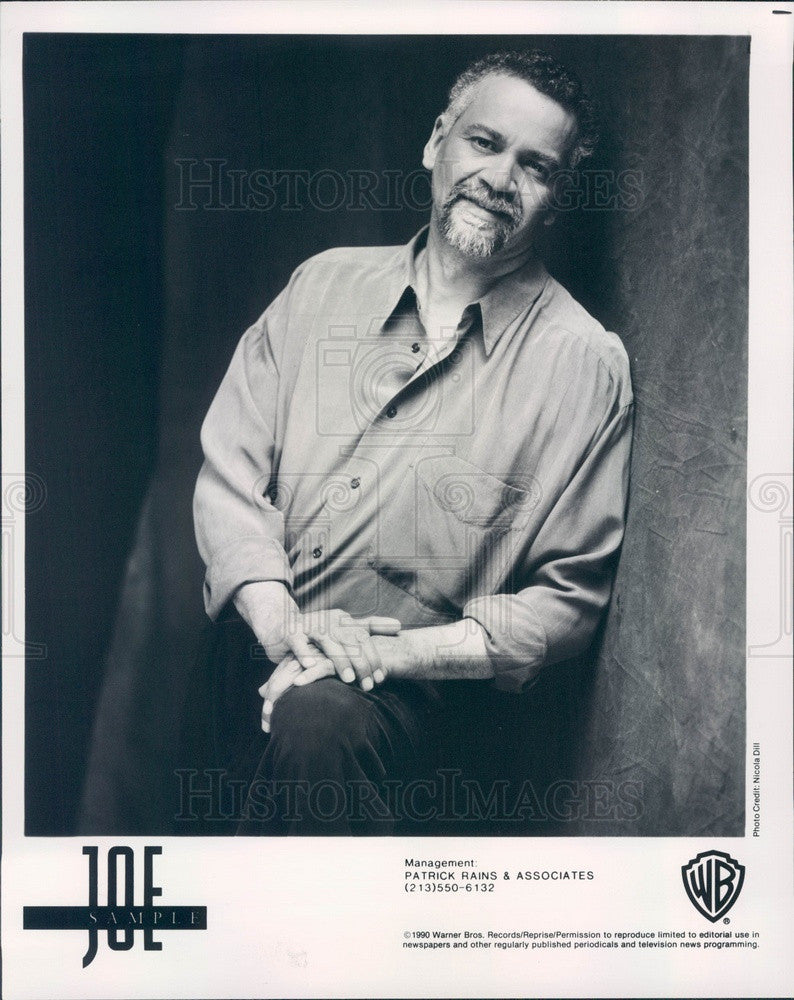 1993 Jazz Musician & Composer Joe Sample Press Photo - Historic Images