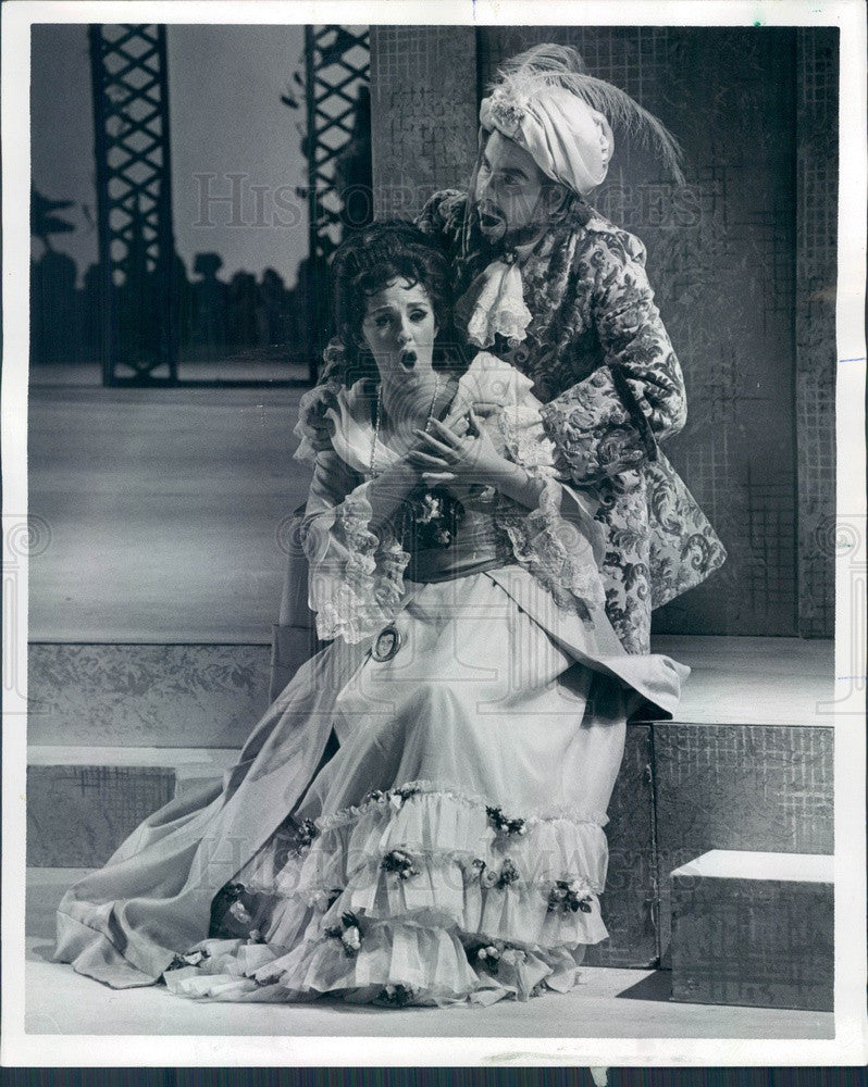 1972 Lyric Opera of Chicago Anne Howells &amp; Tom Krause Press Photo - Historic Images