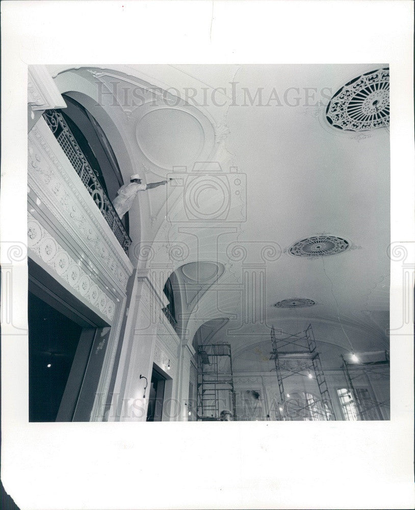 Undated Chicago, Illinois Orchestra Hall Renovation Press Photo - Historic Images