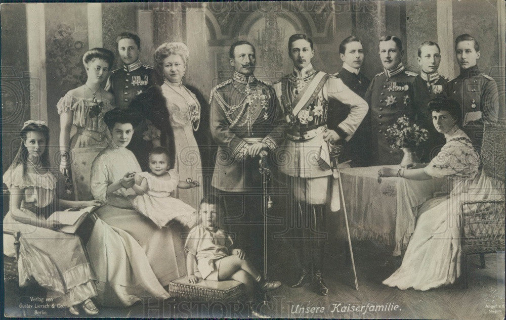 Undated German Emperor Wilhelm, Empress Augusta Victoria Press Photo - Historic Images