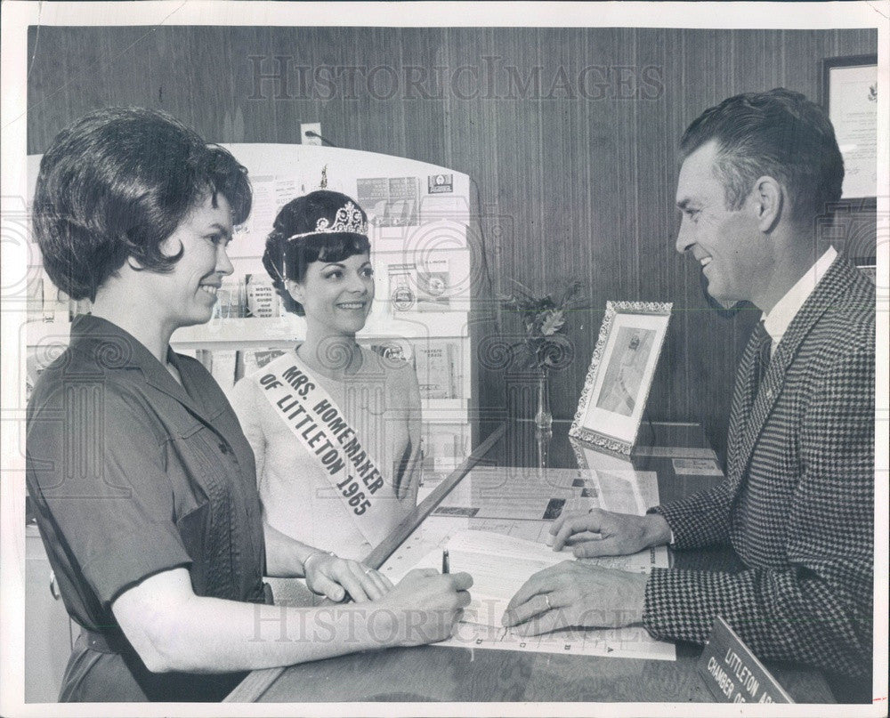 1966 Littleton, Colorado Mrs. Homemaker 1965 Laura Wakefield Press Photo - Historic Images