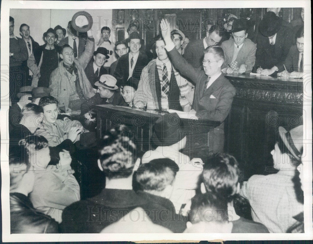 1937 Wisconsin Governor Philip La Follette Press Photo - Historic Images