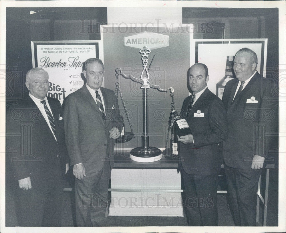 1969 Denver, Colorado American Distilling Execs Press Photo - Historic Images