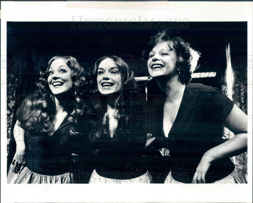 1976 Cabaret Performers La Compagnie Press Photo - Historic Images