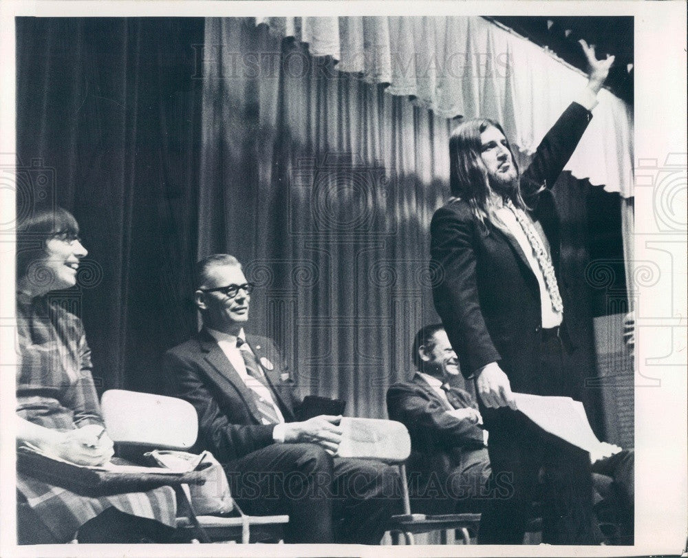 1971 Denver, Colorado Mayoral Candidate Lann Meyers Press Photo - Historic Images