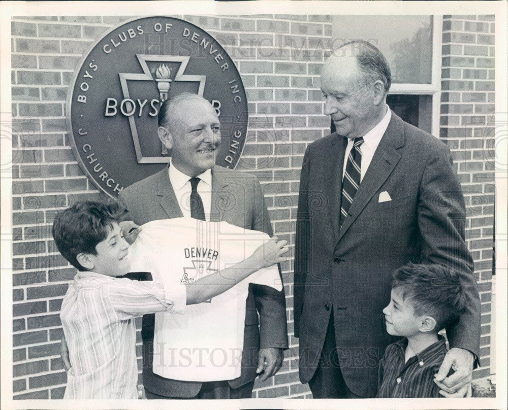 1966 Denver, Colorado Hirschfeld Press President Edward Hirschfeld Press Photo - Historic Images