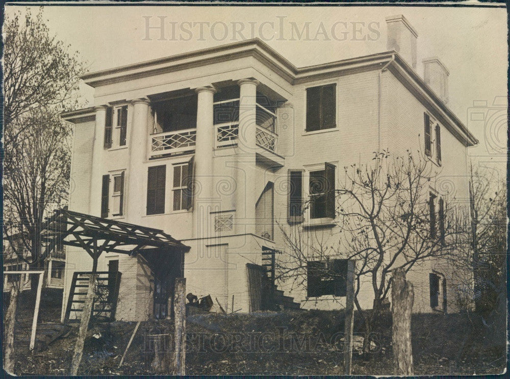 1912 Staunton, Virginia President Woodrow Wilson Home Press Photo - Historic Images
