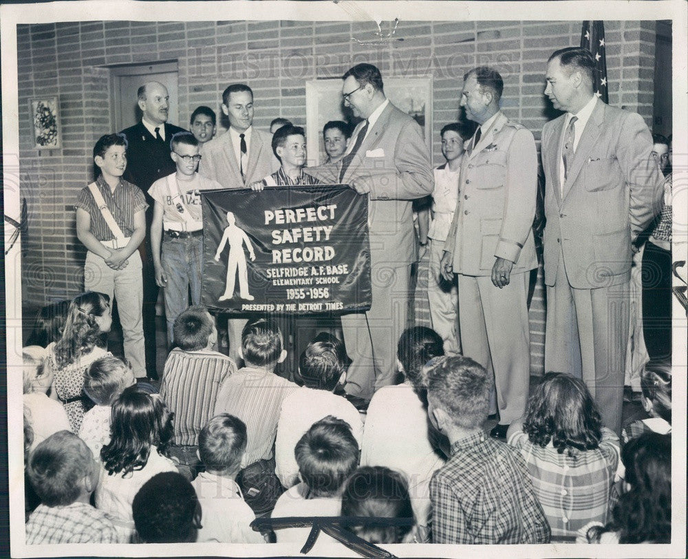 1957 Michigan, Selfridge Air Force Base Elementary School Press Photo - Historic Images