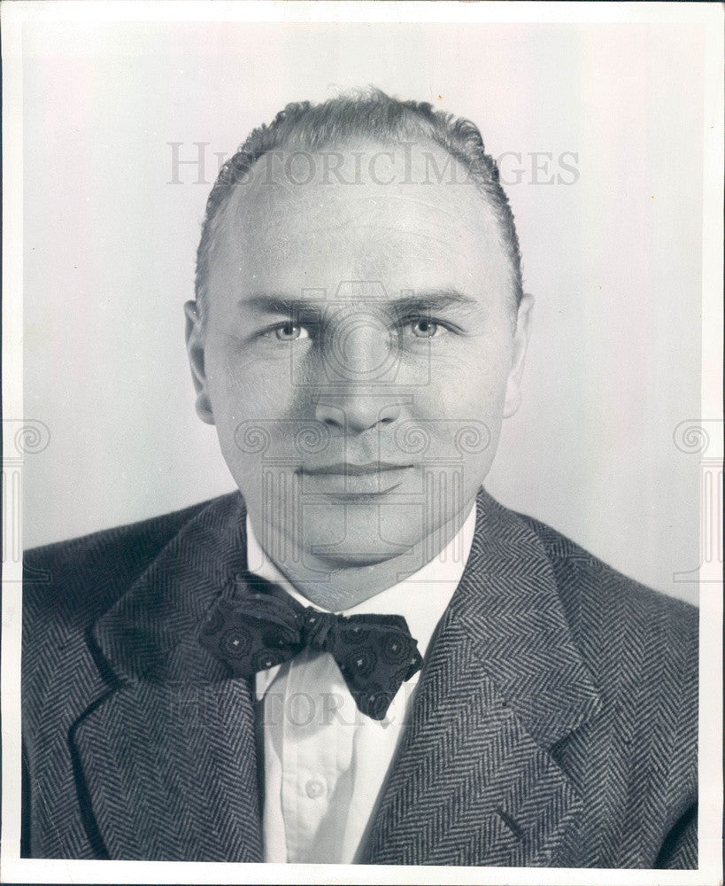 1947 Newscaster Edward (Ted) Grace Jr Press Photo - Historic Images