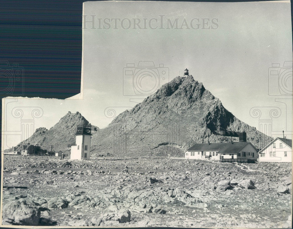 1937 San Francisco, California Farallone Lighthouse Press Photo - Historic Images