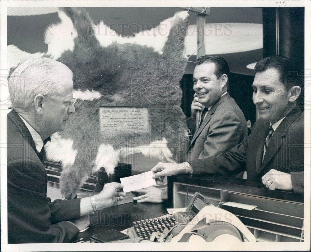 1967 Denver, CO American Natl Cattlemen&#39;s Assn VP CW McMillan Press Photo - Historic Images