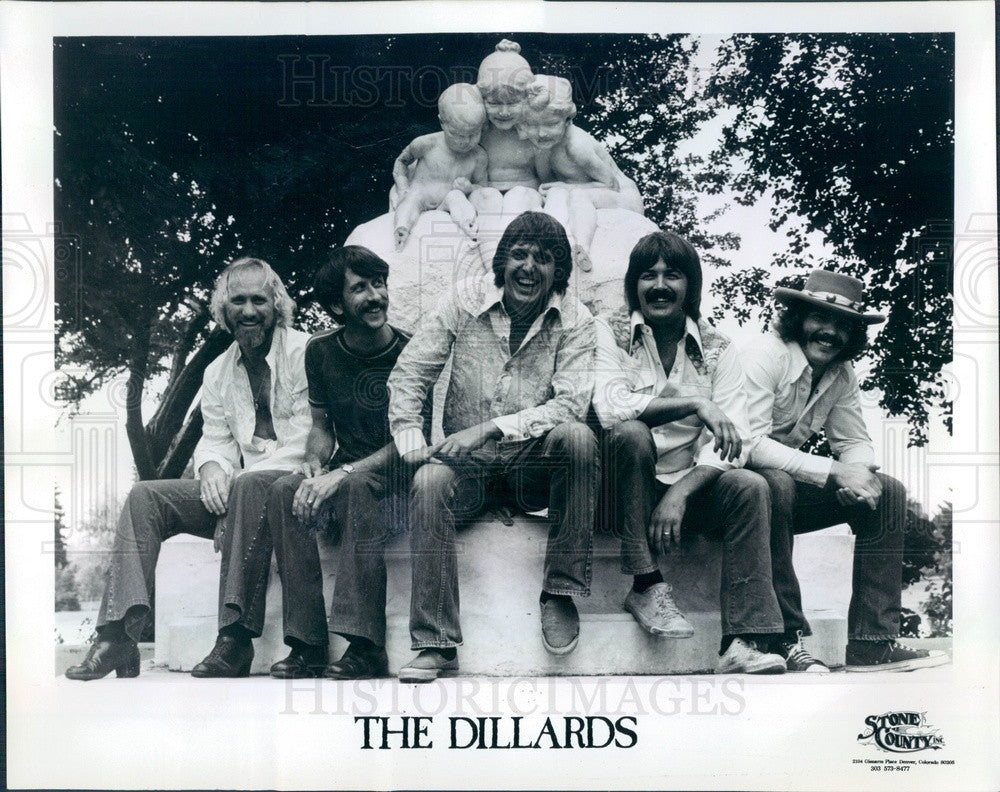 1975 American Bluegrass Band The Dillards Press Photo - Historic Images