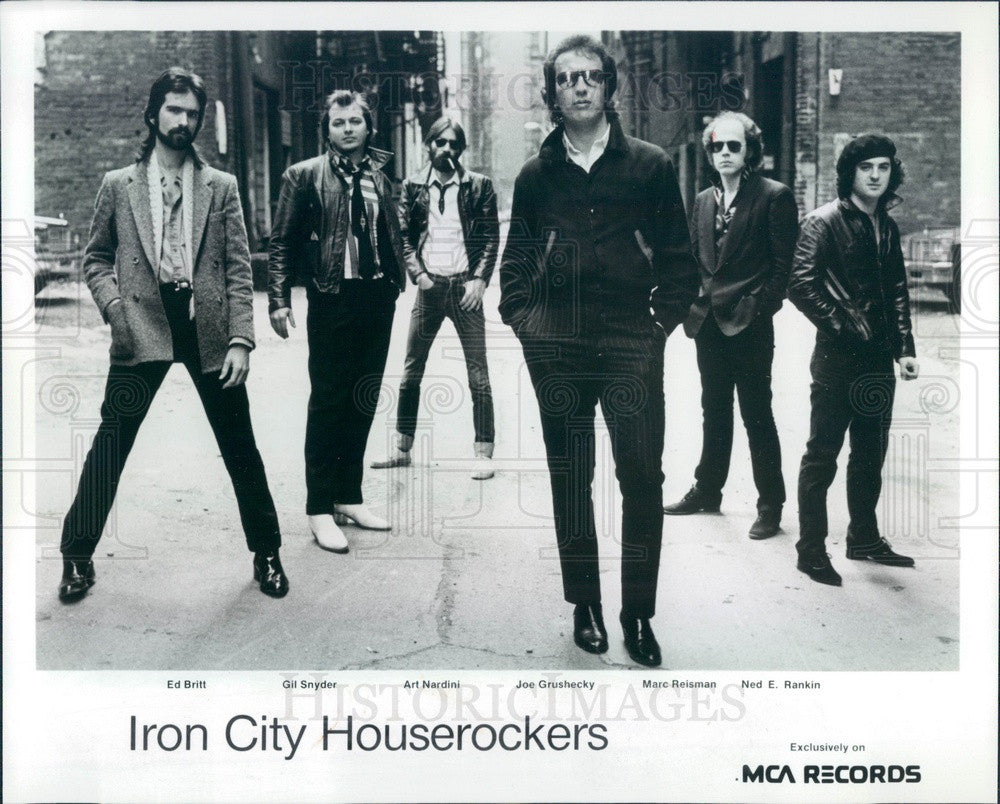 1980 American Rock Band Iron City Houserockers Press Photo - Historic Images