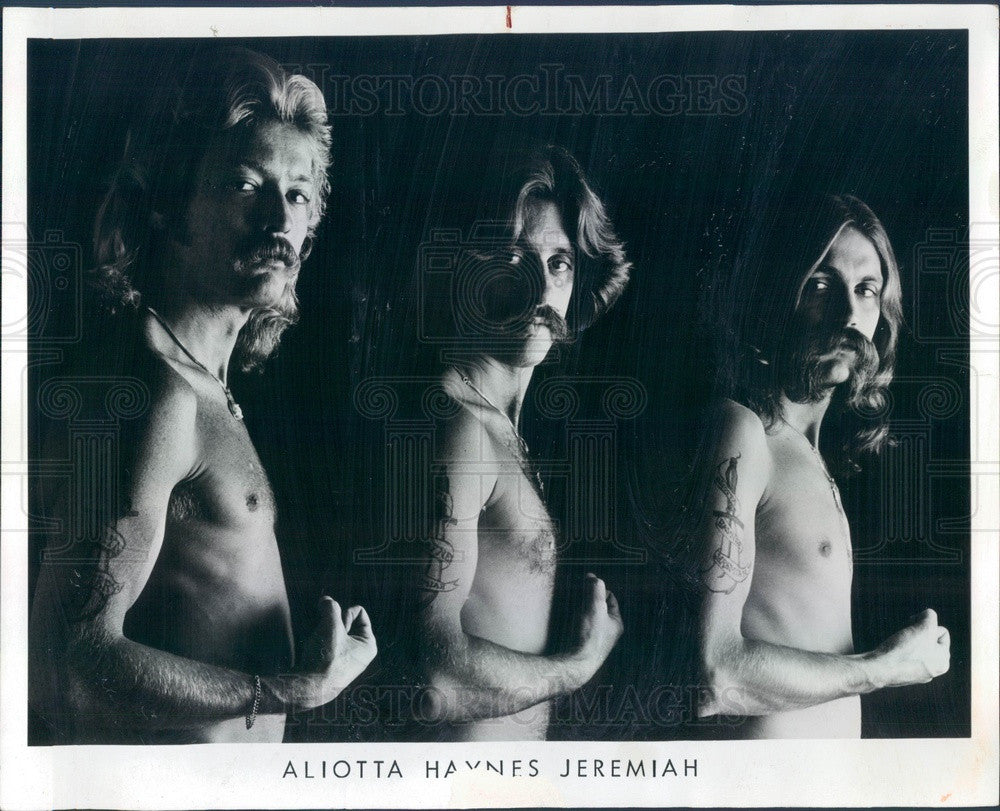 1976 American Rock Group Aliotta Haynes Jeremiah Press Photo - Historic Images