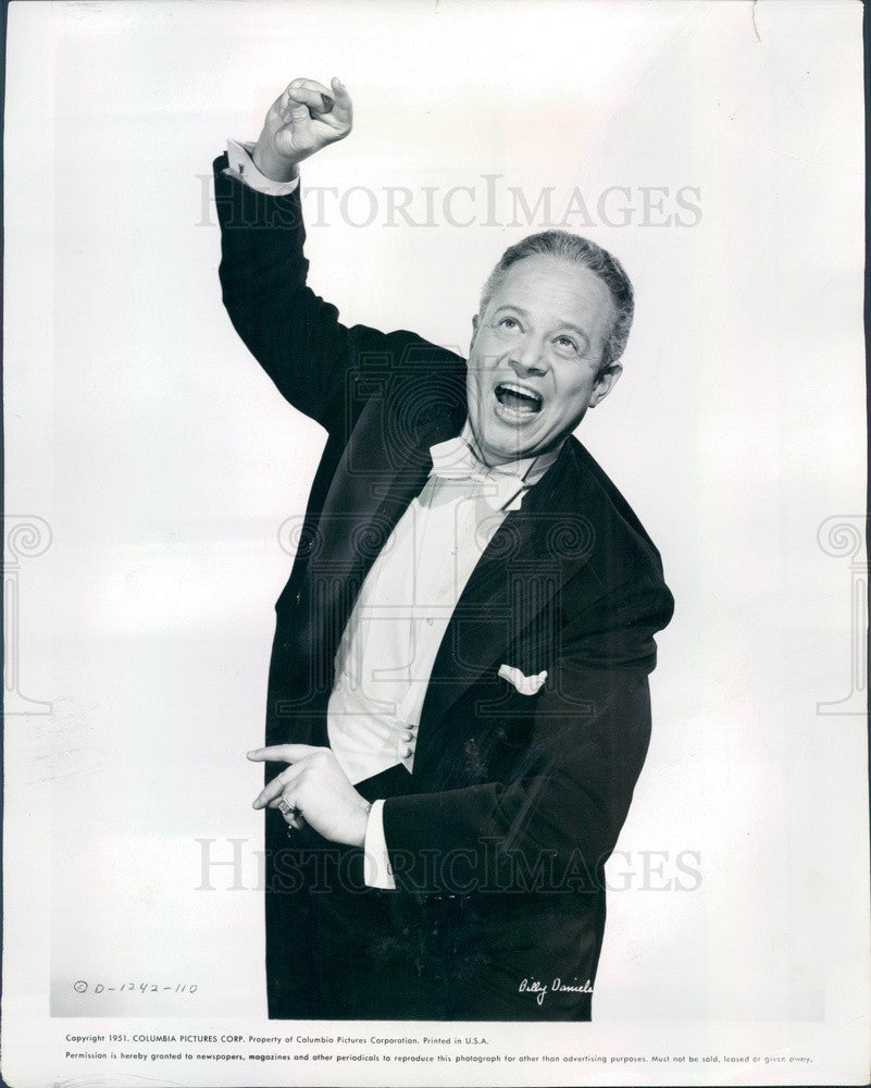 1951 Singer Billy Daniels Press Photo - Historic Images