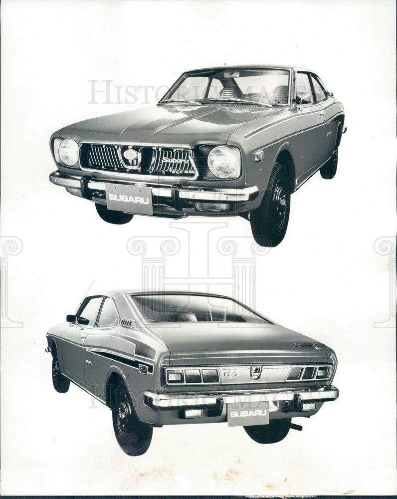 1973 Subaru 1972 GL Coupe Automobile Press Photo - Historic Images
