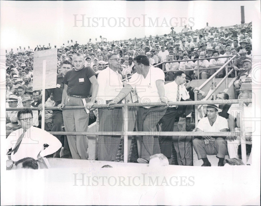 1954 South Bend, Indiana Studebaker Plant UAW-CIO Meeting Press Photo - Historic Images