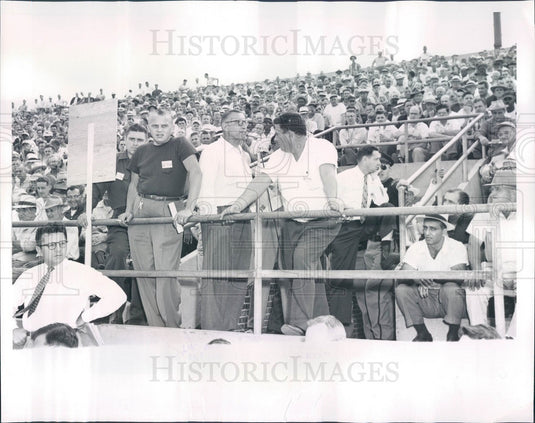 1954 South Bend, Indiana Studebaker Plant UAW-CIO Meeting Press Photo - Historic Images