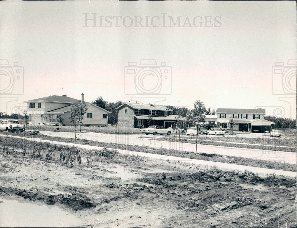 1965 Chicago, Illinois New Housing Development Press Photo - Historic Images