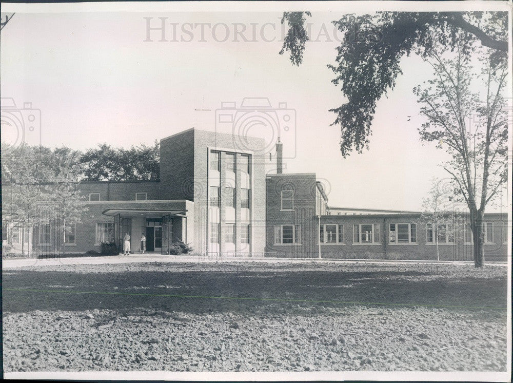 1955 Chicago, Illinois Suburban Cook County Tuberculosis Hospital Press Photo - Historic Images